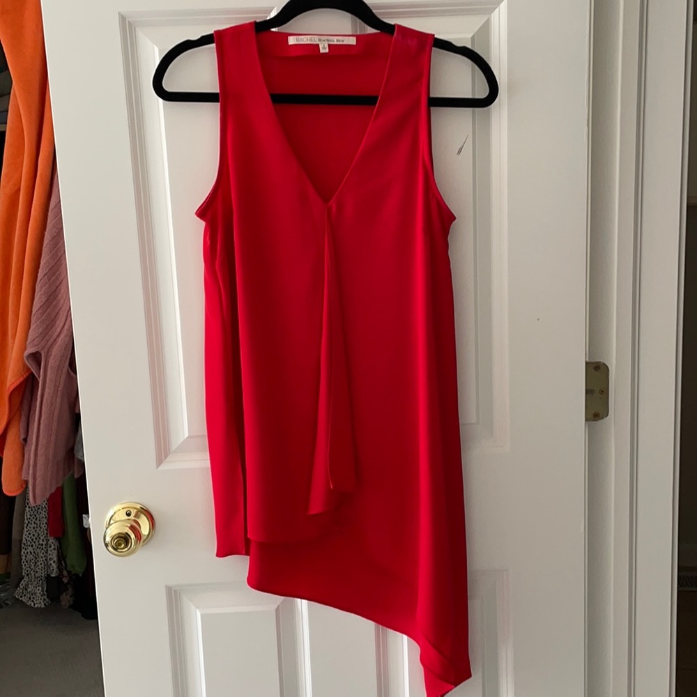 RACHEL Rachel Roy Sleeveless Asymmetrical Top